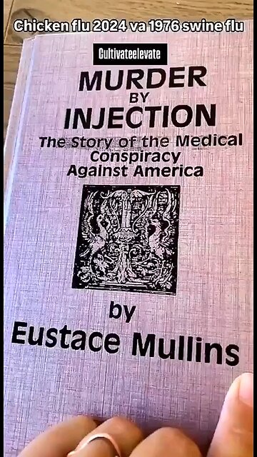 Bird Flu same playbook as Swine Flu. Don't be deceived