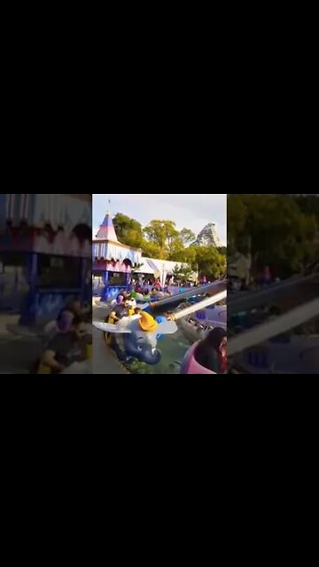 Dumbo Ride At Disneyland