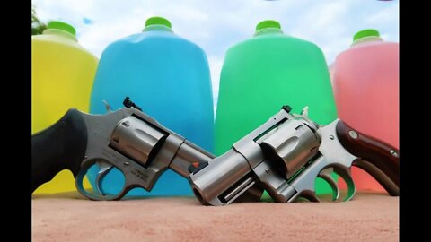 .357 mag vs .44 mag - HOW MANY MULK JUGS???