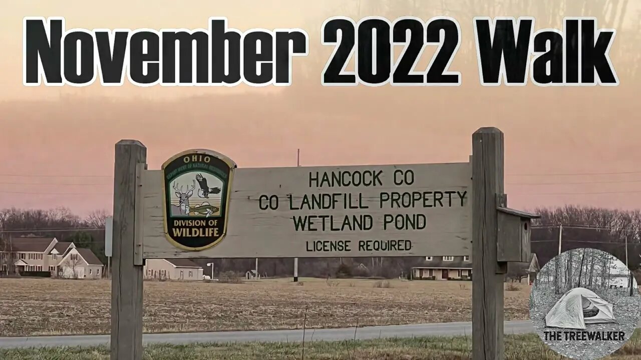 Hancock County Landfill Wetland Walk November 2022