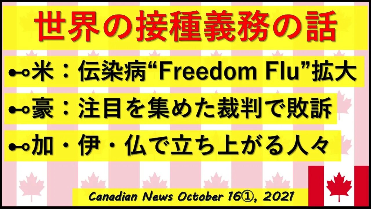 世界で戦う人々 急拡大する”Freedom Flu”