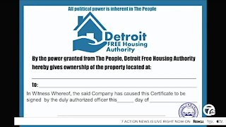 Detroit officials warn of free homes scam from man saying people can occupy vacant houses