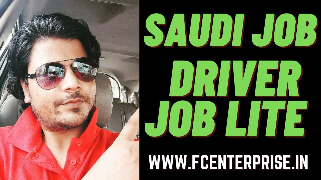 Lite Driver job Saudi Salry 1800 riyal | Company Driver job Saudi