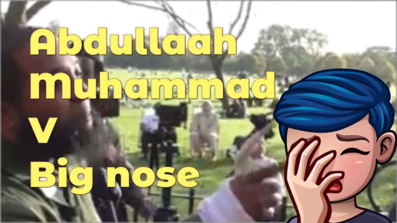 Abdullaah Muhammad talks with Big Nose.