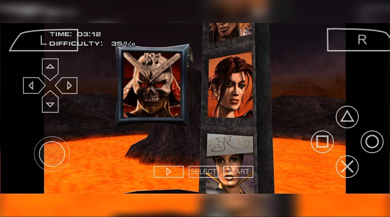 MORTAL KOMBAT : SHAO KAHN VS KIRA PSP PlayStation Fight