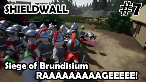 Rage no último mapa? 🤬 Siege of Brundisium - Shieldwall - Gameplay PT-BR