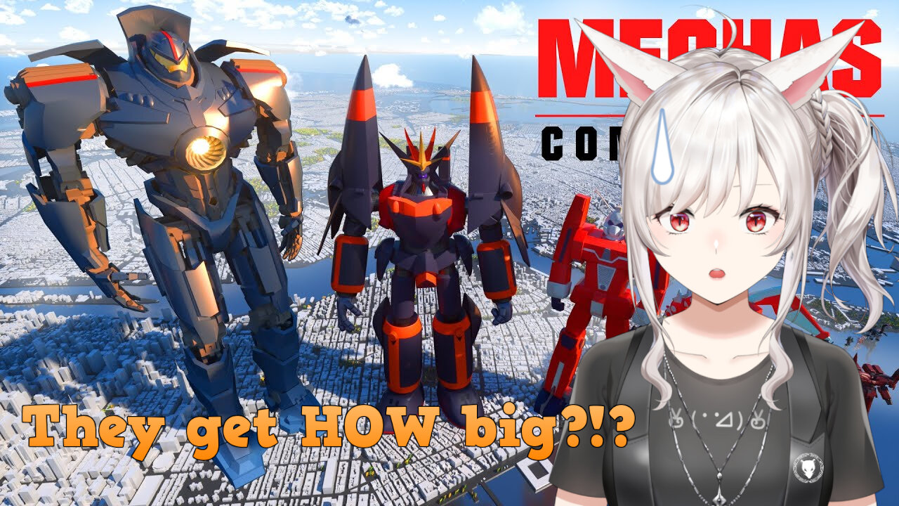 Mechas Size Comparison || MetaBallStudios react