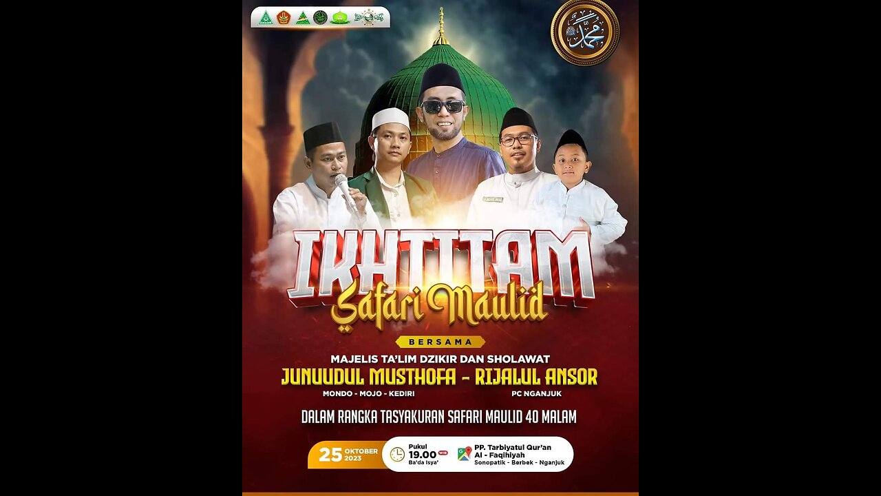 SAFARI MAULID MAJELIS SHOLAWAT JUNUUDUL MUSTHOFA 25 OKTOBER 2023