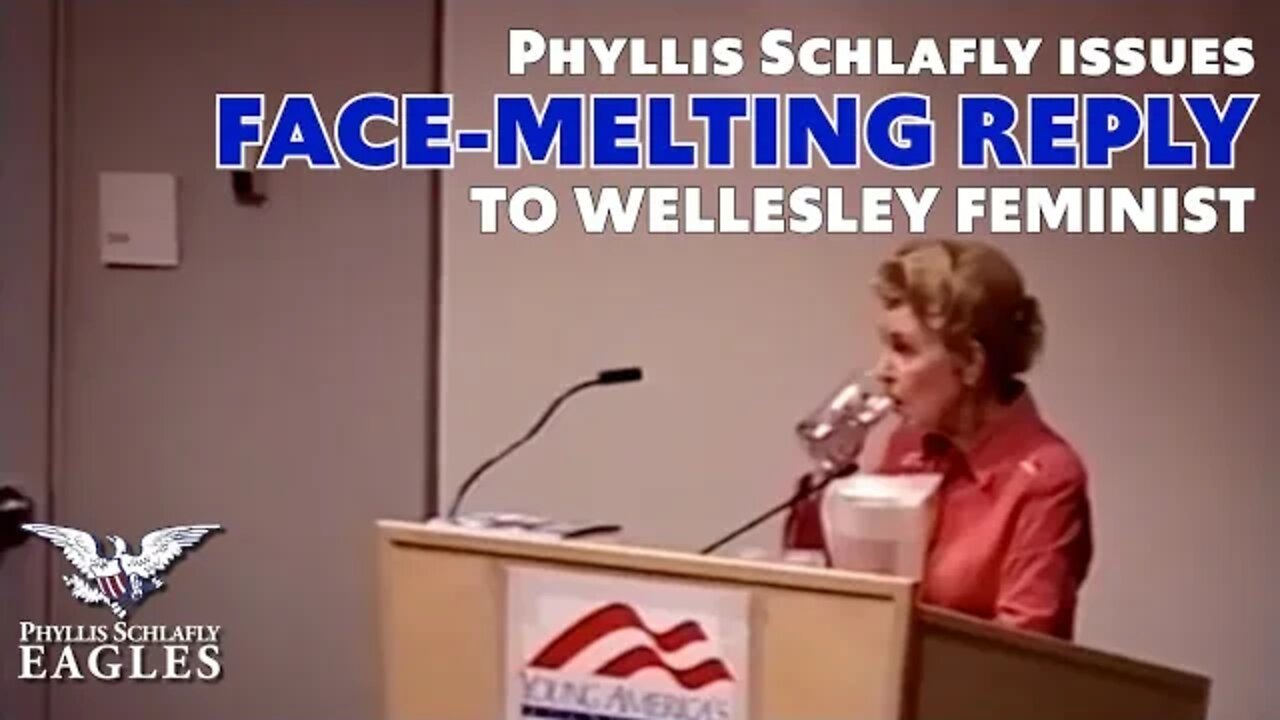 Phyllis Schlafly Issues Face-Melting Reply When Feminist
