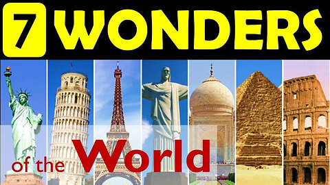 Seven wonders in World #Wonders