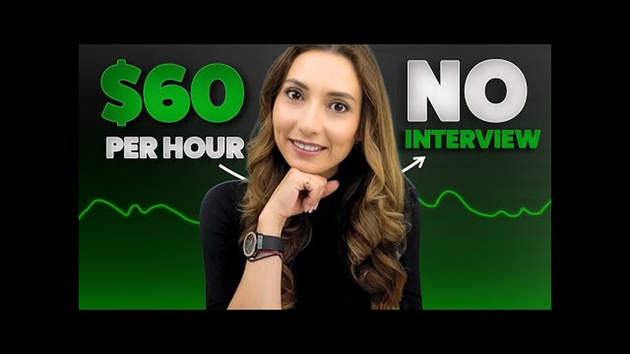 5 No interview $60 - Hour Online Work from Home Jobs