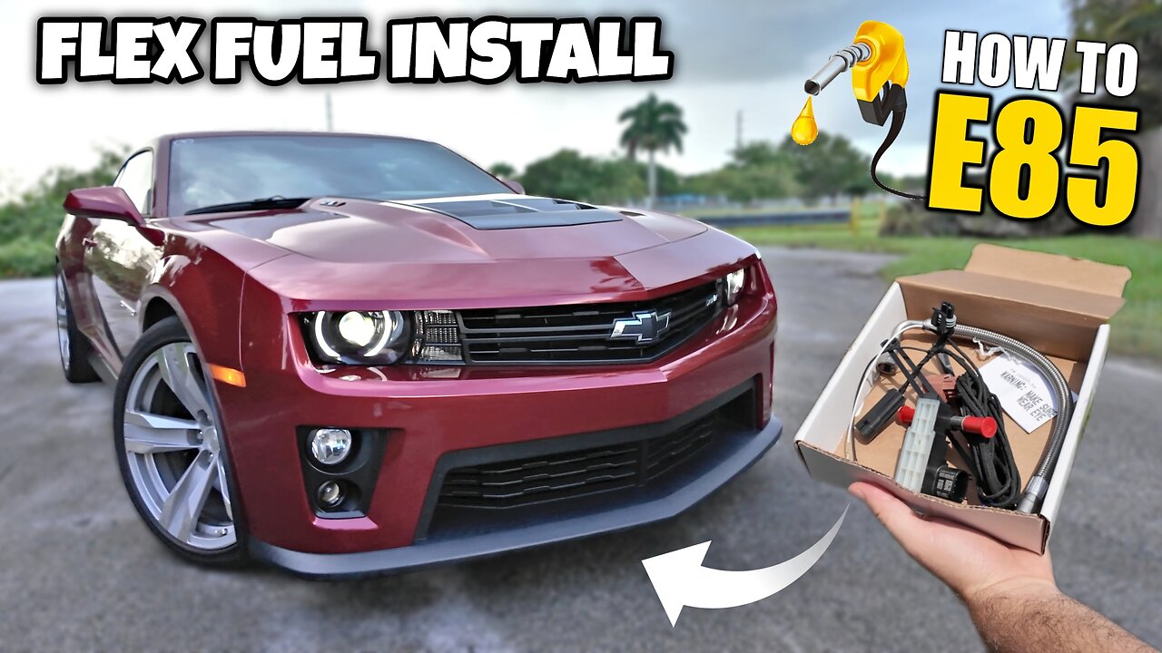 GETTING MY ZL1 READY FOR E85! - E85 Flex Fuel Kit Install on a 5th Gen Camaro ZL1 (or SS)!