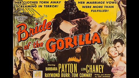 BRIDE OF THE GORILLA 1951 Jungle Plantation Manager Cursed to Become a Gorilla FULL MOVIE in HD