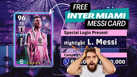 FREE INTER MIAMI LEO MESSI CARD REVIEW IN EFOOTBALL 2023 MOBILE