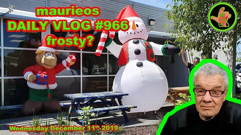 maurieos DAILY VLOG #966 frosty?