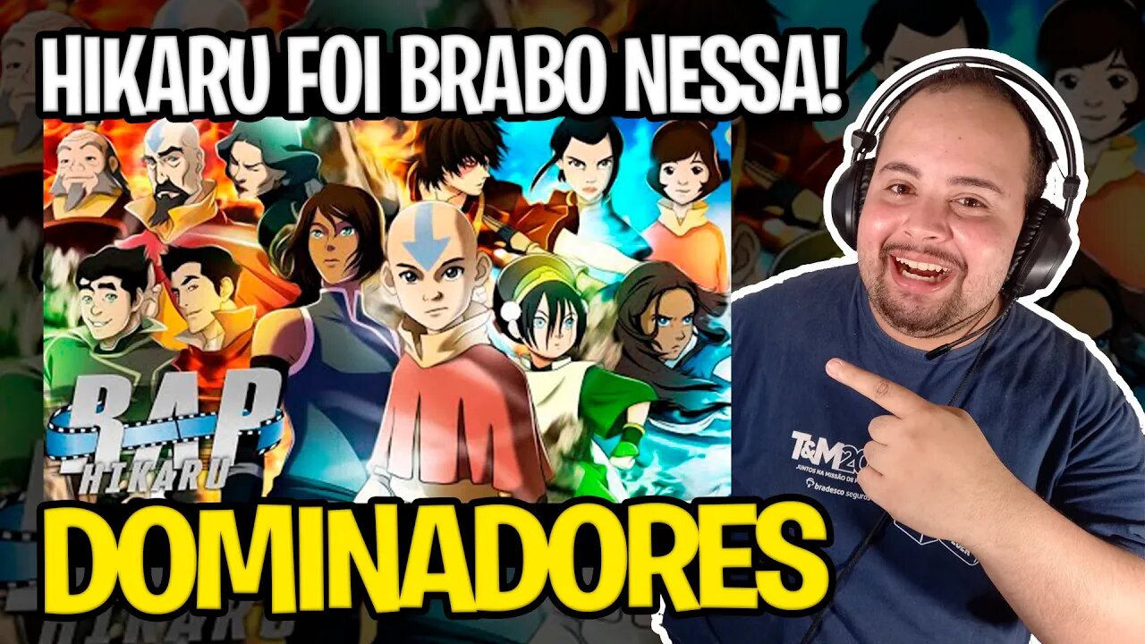 REACT ♪ RAP - OS DOMINADORES「 Avatar - Aang e Korra 」ESPECIAL 1