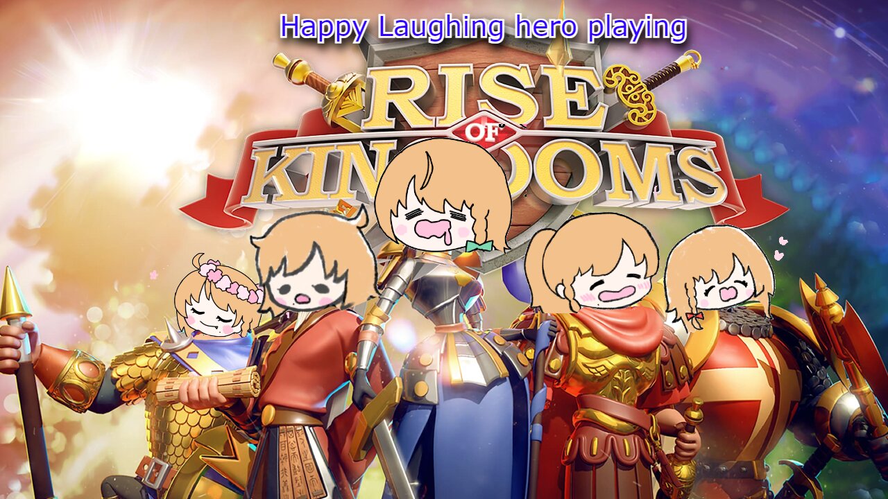 Happy laughing Hero vtuber Elena Yunagi playing rise of Kingdoms & being cute