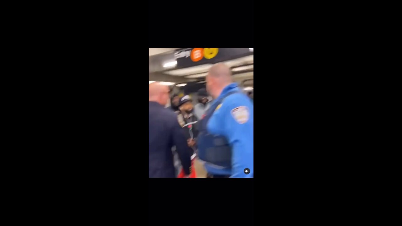 NYPD ARREST TEENAGE GIRL FOR JUMPING TURNSTILE.