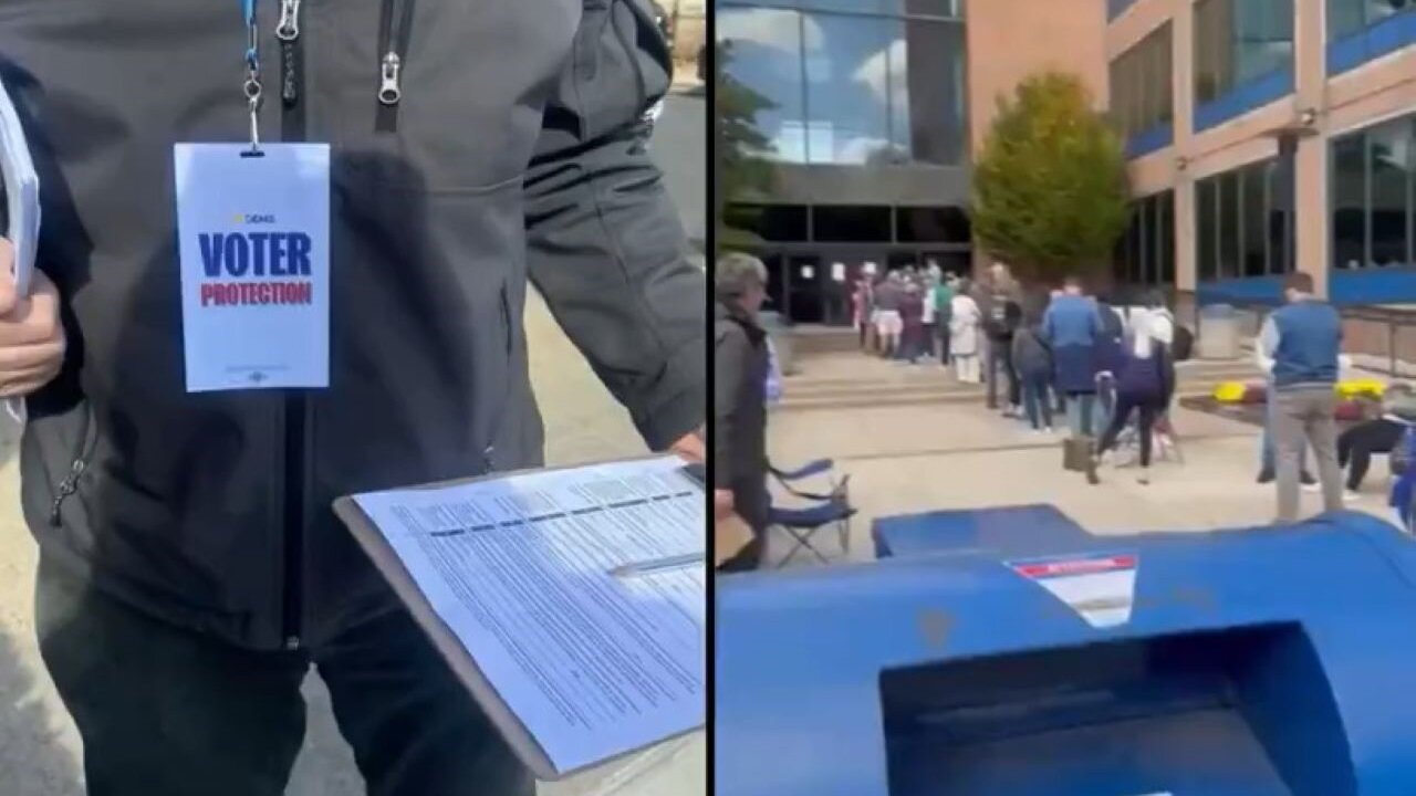 Voters In Bucks County, Pennsylvania Are Being Told To Leave Long Early Voting Lines, Come Back