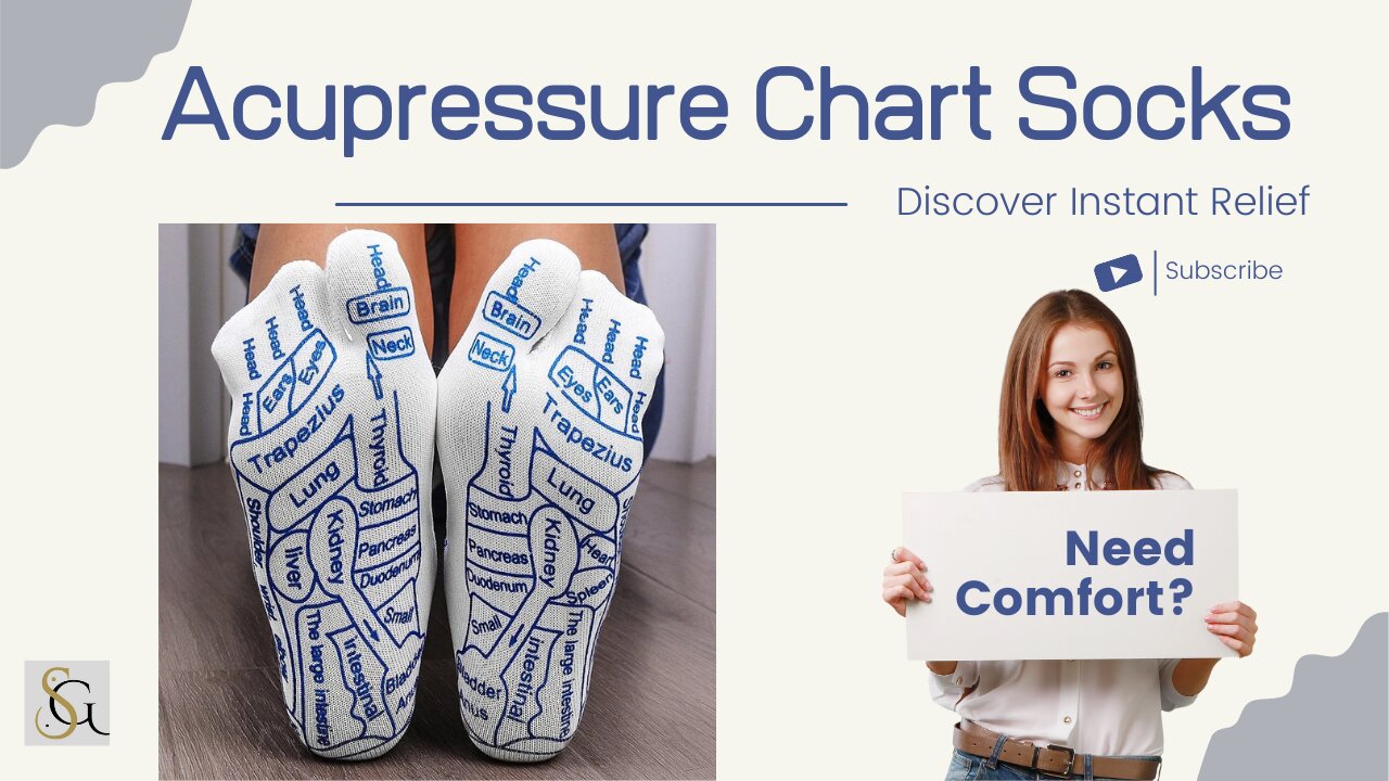 Need Comfort? Discover Instant Relief with Acupressure Chart Socks Now!