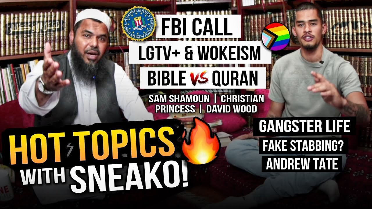 🔥🤯HOT Topics ft. SNEAKO❗Andrew Tate, 🏳️‍🌈 Lgtv+, Bible vs Quran, Wokeism & more!