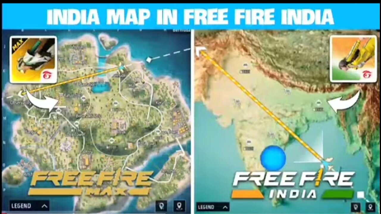 INDIA MAP 🗺️🗾 IN FREE FIRE INDIA 🔥😱Thing You don't know Free Fire INDIA 🇮🇳