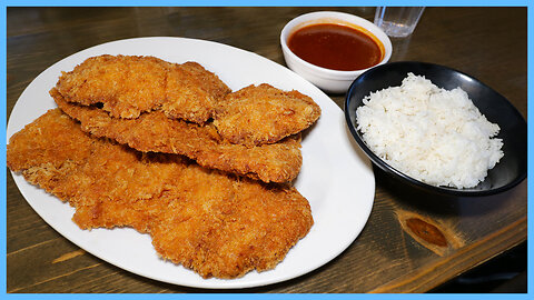 This Japanese Tonkatsu Was EXTRA CRISPY (Eating Competition)