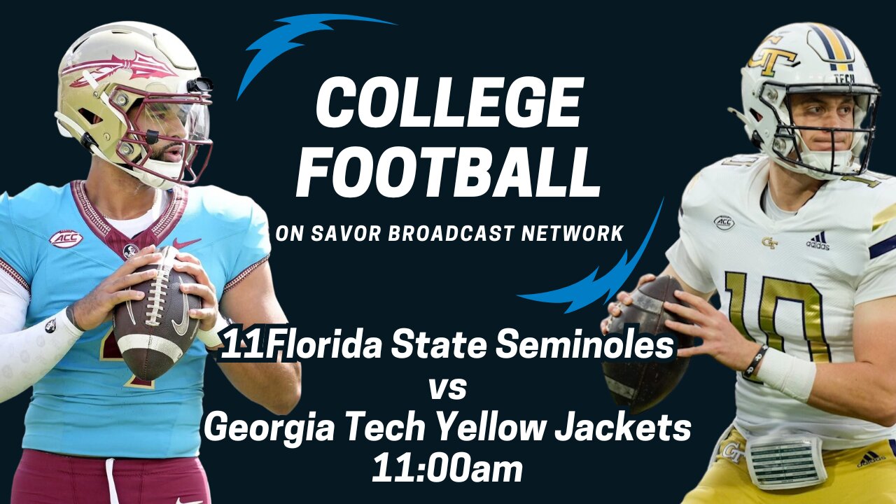 College Football Wrap-Around followed by 11Florida State vs Georgia Tech