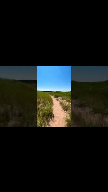 Sand dunes in a heat wave