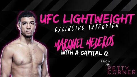 UFC Lightweight MarQuel Mederos!