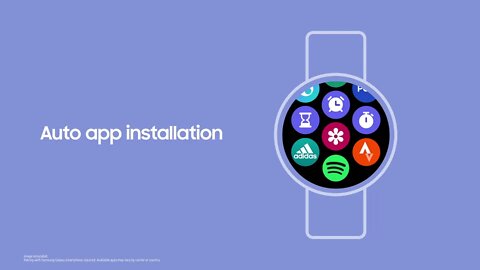 Samsung One UI Watch Video Example Phone Synchronization