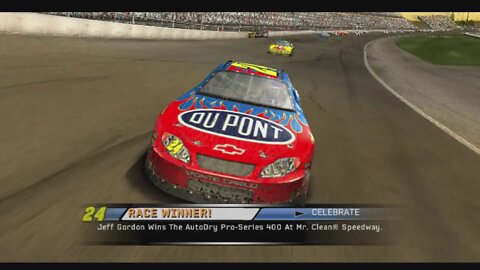 (1234.5) NASCAR 06 Total Team Control R35/36:Mr. Clean Auto Dry 400