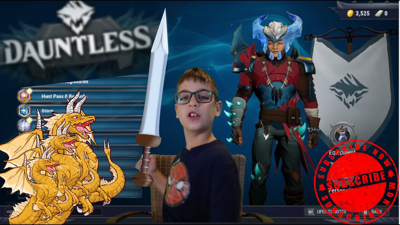 i got wicked guns! dauntless kids gaming!