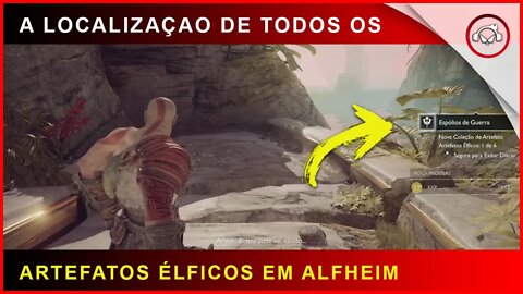 God of war, A localização de todos os artefatos em Alfheim | Super dica