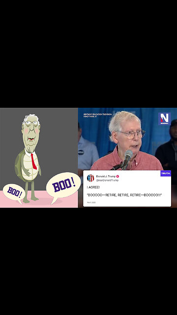 Mitch McConnell's speech drowned out by Kentucky crowd's Heckles & BOOs!!!! 🐢😆😅😂🤣