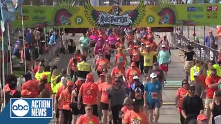 3:40 – 3:45 Saturday | Publix Gasparilla Distance Classic Finish Line