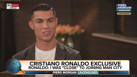 Cristiano Ronaldo talks with Piers Morgan in wide-ranging interview