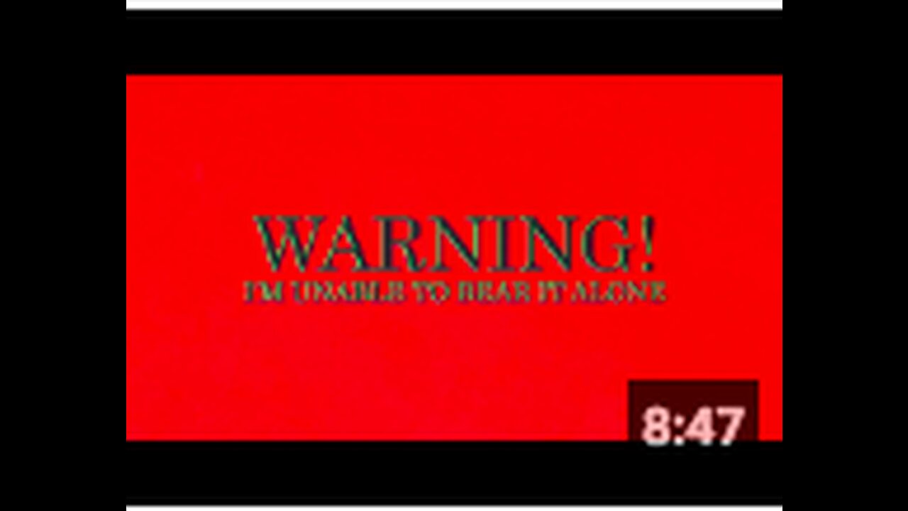 WARNING! I'M UNABLE TO BEAR IT ALONE!