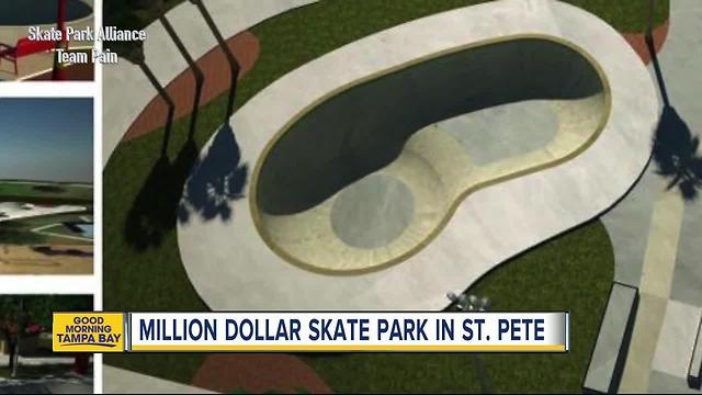 St. Petersburg breaking ground on $1.25 million skate park at Campbell Park near Tropicana Field