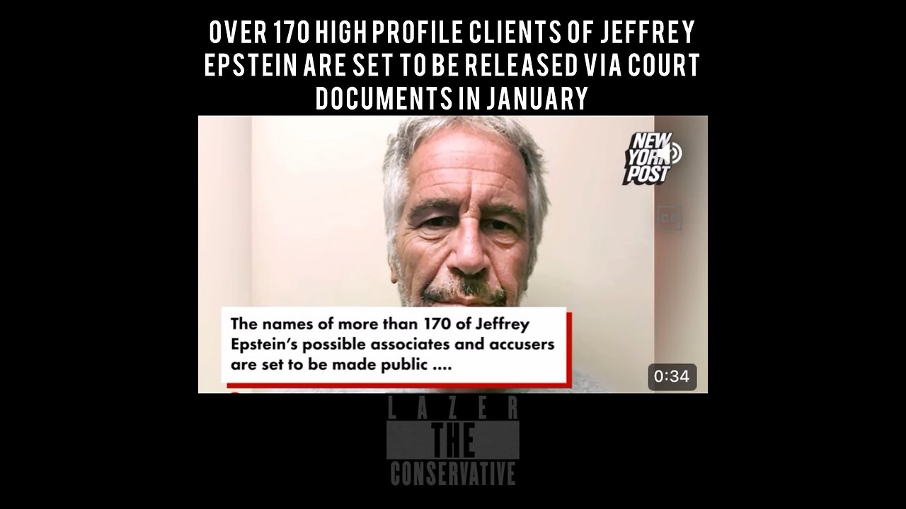 170 names to be released from the Epstein files in January