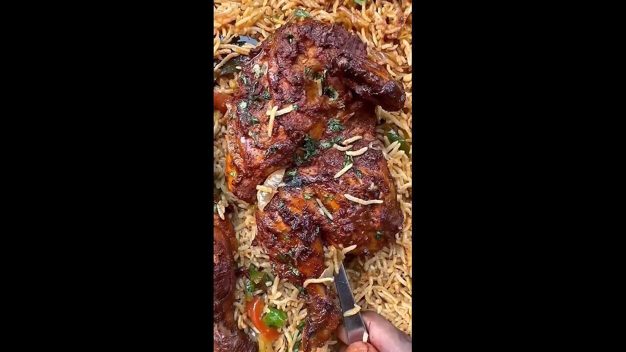 Tandoori--Basmati--_ Recipe in Description _shorts _youtubeshorts _tandoorichicken _chickenbiryani