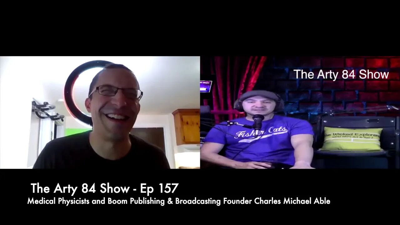 Physicist & Boom Publishing Founder Charles Michael Able on The Arty 84 Show – 2020-11-11 – EP 157