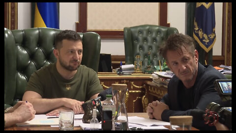 ⚫️Sean Penn Visits Zelensky😆