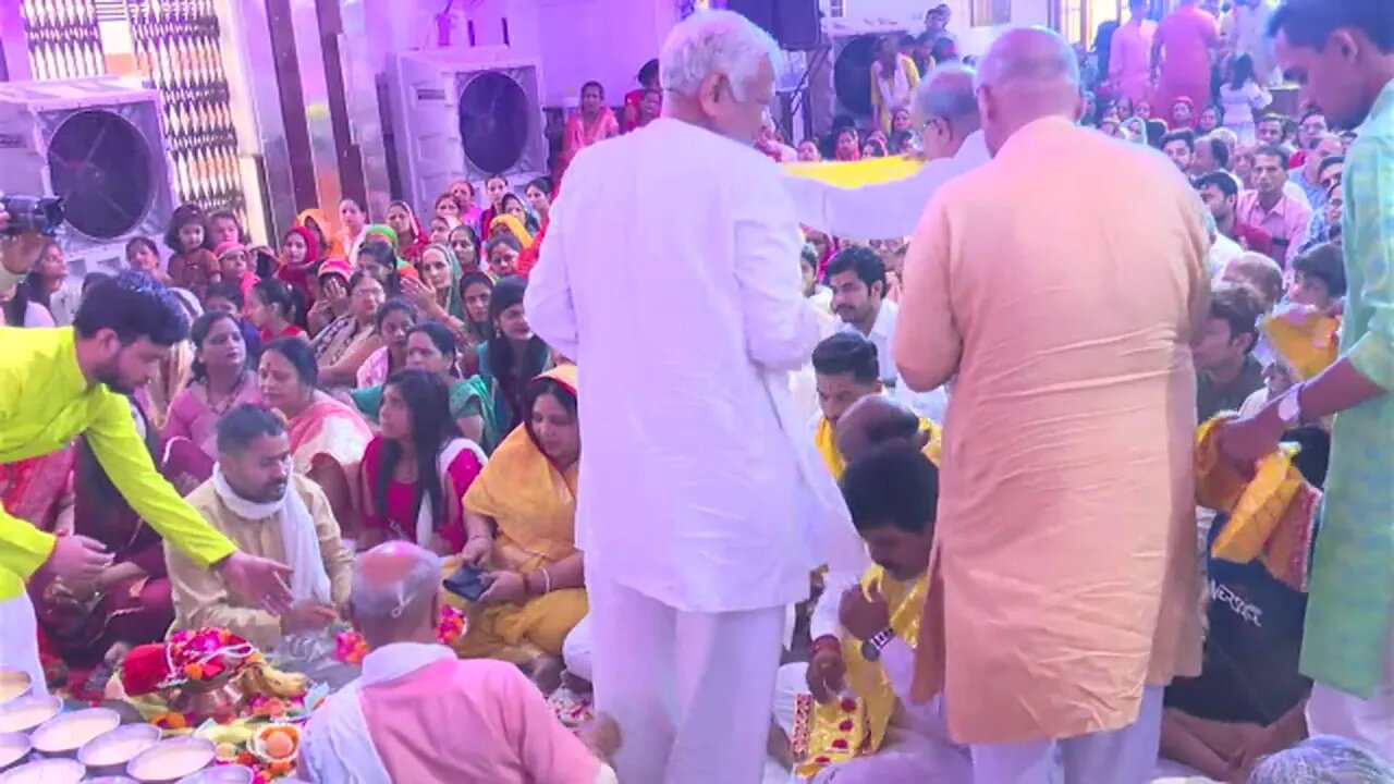 अखंड ज्योत प्रज्जवलित - 50th Golden Jubilee mahotsav