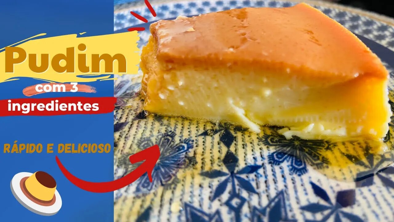 O JEITO MAIS FÁCIL DE FAZER PUDIM DE LEITE CONDENSADO. | #PudimDeLeiteCondensado #pudim #MaisComida