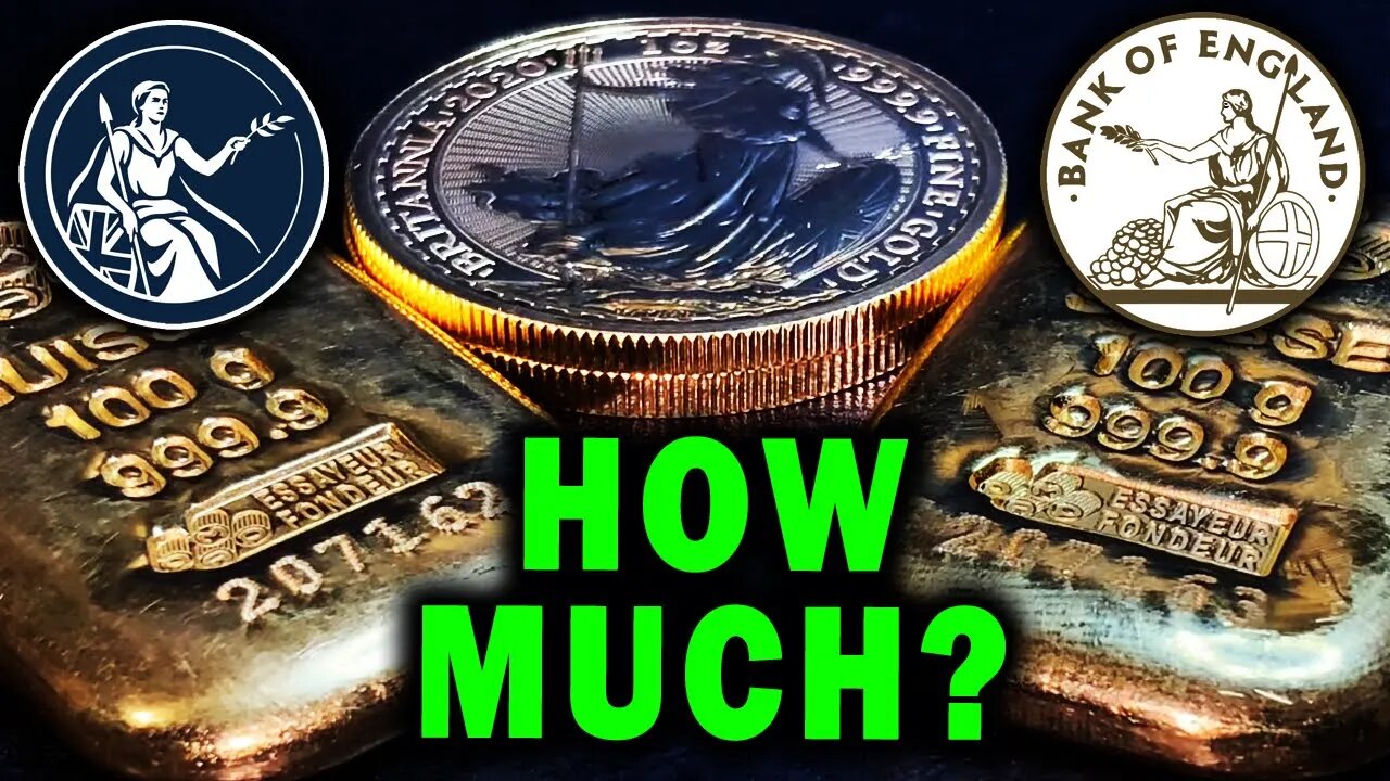 You'll be SHOCKED By How Much Gold The Bank Of England Owns!