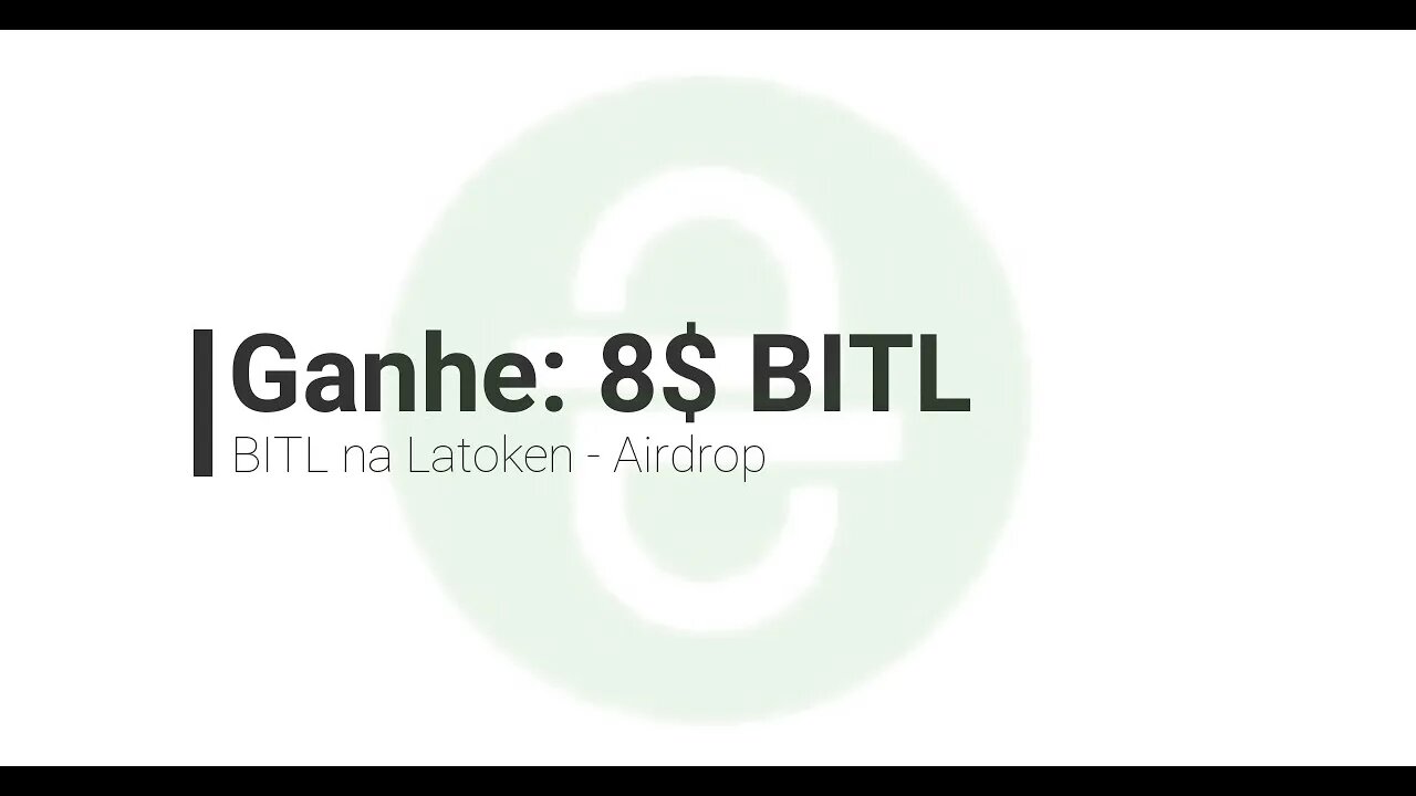 Finalizado - Airdrop - Latoken Bitl Token - 8$ no Bot
