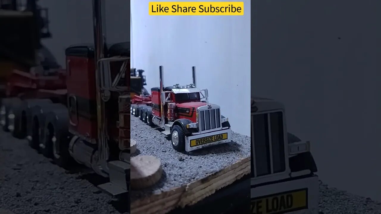 I Finally Did It! Truck Stop and Heavy Equipment Yard Diorama 1/64 DCP First Gear Greenlight + More