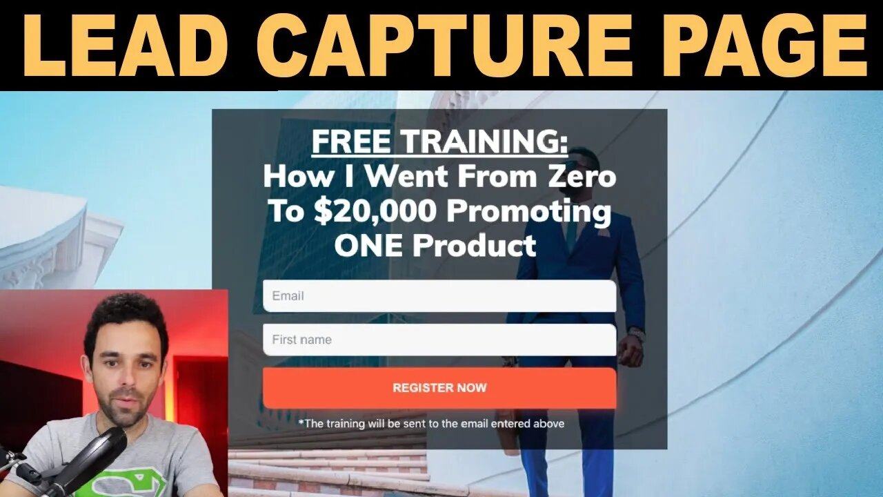 CREATE A LEAD CAPTURE PAGE IN 6 MINUTES [Step-By-Step]