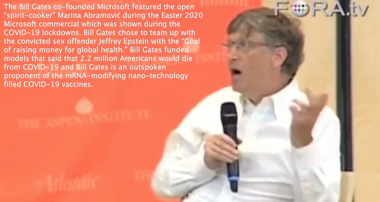 Bill Gates Discussing Death Panels | What Is Bill Gates Talking About? | "And That's Called the Death Panel, But You Are Not Supposed to Have That Discussion." - Bill Gates